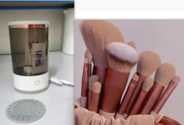 Electric Makeup Brush Cleaner with USB Charging